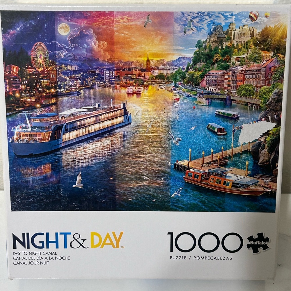 Buffalo Games Night & Day 1000‎ Piece Puzzle